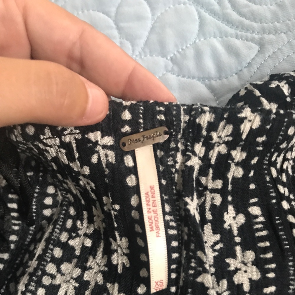 Free People Strapless Patterned Romper - image 5